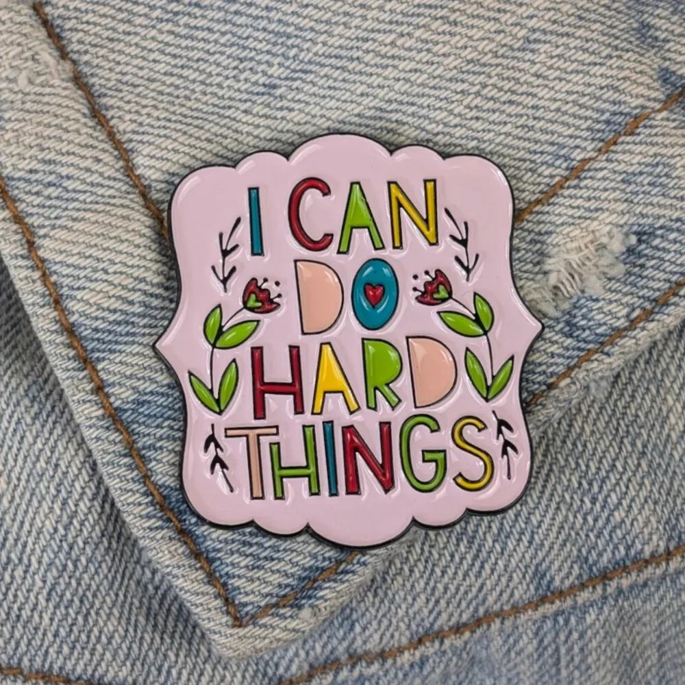 (5/$20) Do Hard Things Enamel Pin